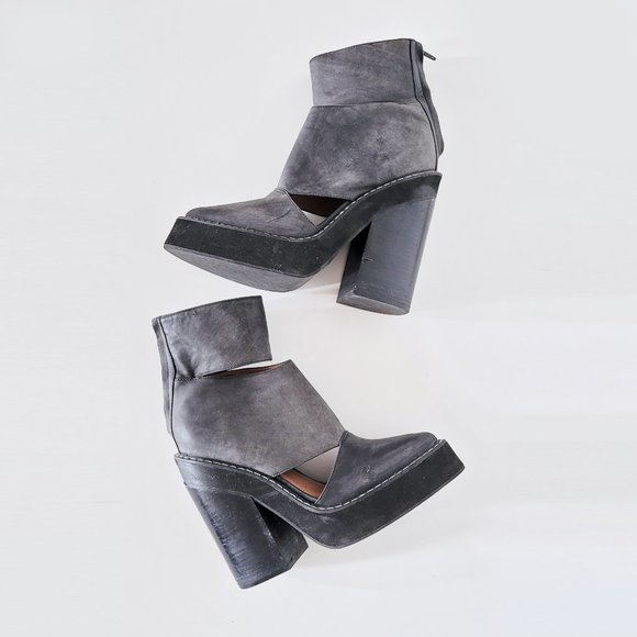 Jeffrey Campbell Gray Platform Heels - Picture 6 of 11